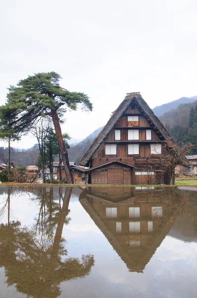 Shirakawa-go wereld erfgoed, Japan — Stockfoto