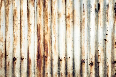 Galvanizli demir plaka, doku arka plan closeup rusted