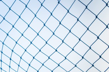 Mavi net futbol gol.