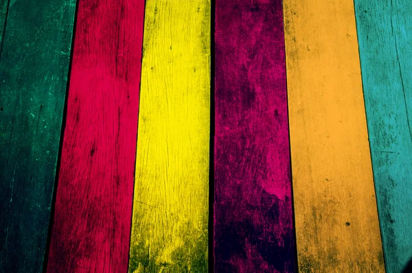 Colorful Wooden Background — Stock Photo, Image