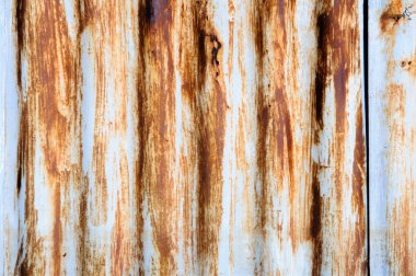 Close up Rusted galvanized iron plate, texture background clipart