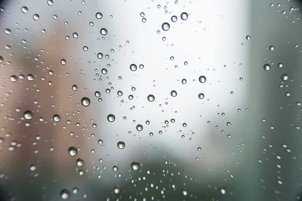 Rainy drop on the mirror - Stock Image — Stock Photo, Image