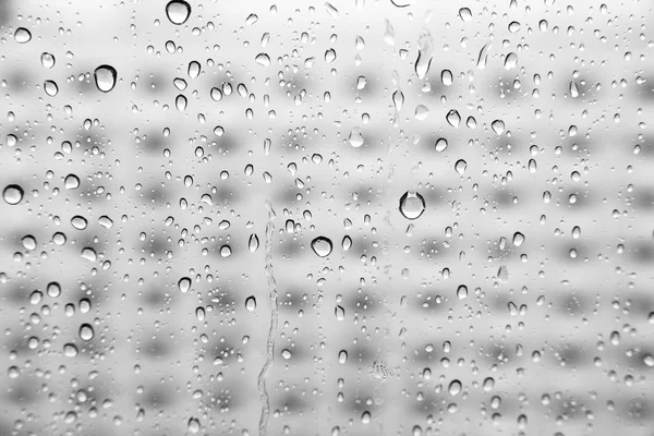 Rainy drop on the mirror - Stock Image — Stock Photo, Image