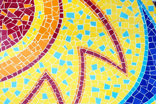 Colorful mosaic tile background — Stock Photo, Image