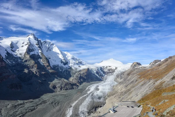 Veduta del ghiacciaio Franz Josefs Hohe, Parco nazionale degli Alti Tauri, Austria — Foto Stock