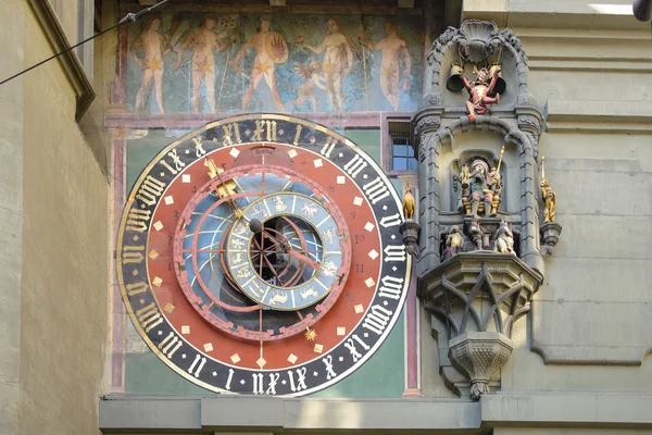 Zytglogge em Berna, torre de relógio medieval, Suíça — Fotografia de Stock