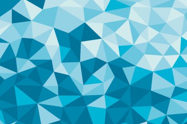 Mavi renk düşük Poli mozaik arka plan, vektör çizim, yaratıcı tasarım şablonları