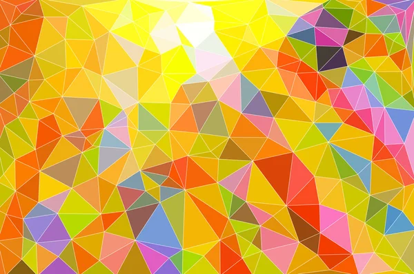 Абстрактный многоцветный низкополистильный векторный иллюстрационный фон — стоковый вектор