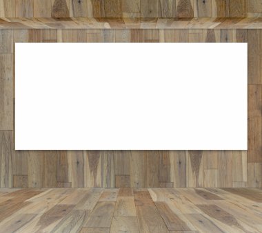 Bilgi iletisi ahşap Oda boş çerçeve