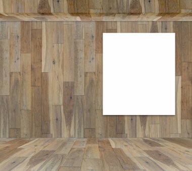 Bilgi iletisi ahşap Oda boş çerçeve