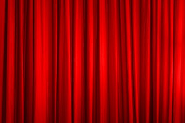 Kırmızı perde arka plan