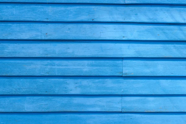 Blue color painted wood wall - texture or background — Stock Photo, Image