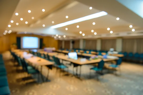 Reunião vazia ou sala de conferências borrada para fundo . — Fotografia de Stock