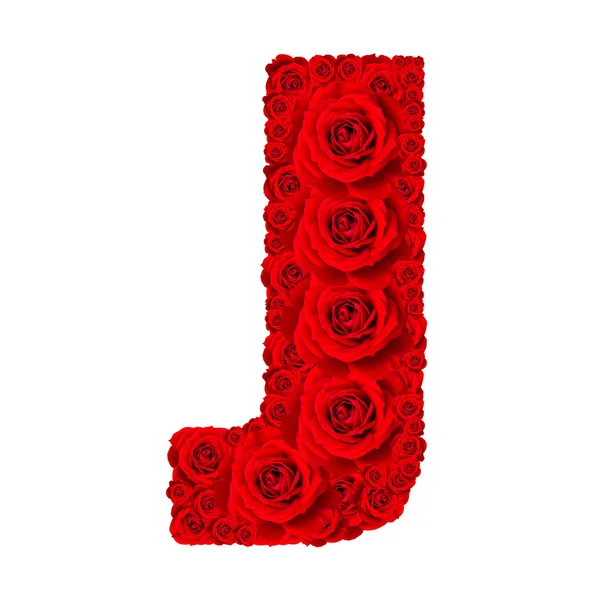 Rose alphabet set - Alphabet capital letter C made from red rose ...