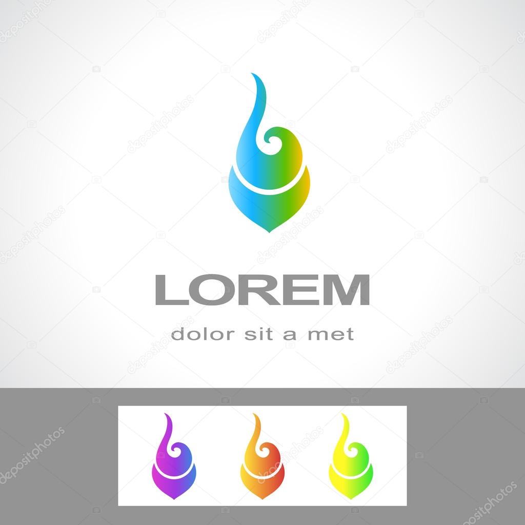 Vector illustration of Abstract logo design template. Fashion SPA medicine symbol. Jewelery Cosmetology Pharmacy sign. Business sign, emblem for Sports. crest, Restaurant, Royalty, Boutique brand, Hotel, Real estate