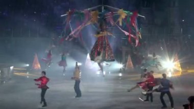 Ulyanovsk, Rusya - 31 Ocak 2016: Bandy Dünya Şampiyonası açılış. 