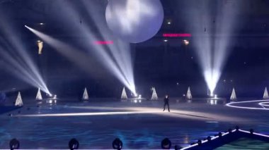 Ulyanovsk, Rusya - 31 Ocak 2016: Bandy Dünya Şampiyonası açılış. 