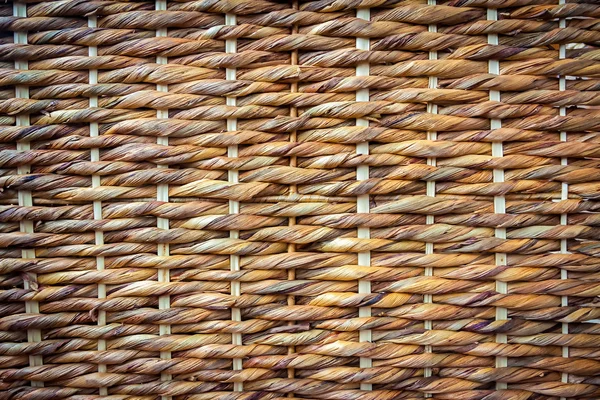 Wicker staket bakgrund — Stockfoto