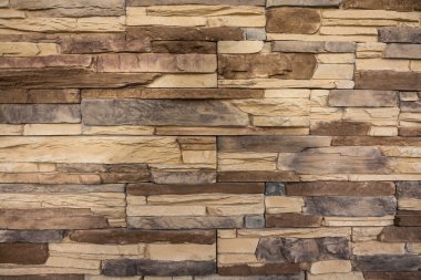 stone wall, flat stacked background and texture clipart