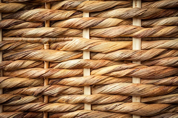 Woven cane texture — Stock Photo, Image