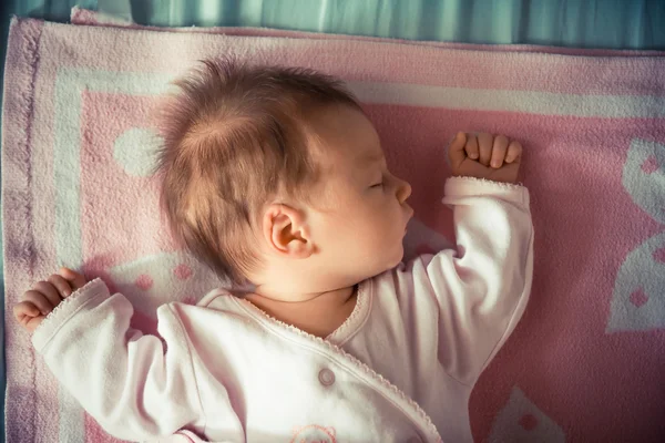 Sleeping newborn baby — Stock Photo, Image