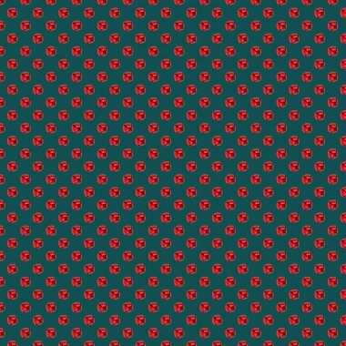 Kırmızı arka planda yeşil bir çan var. Kusursuz desen. Noel zamanı. Yeni Yıl