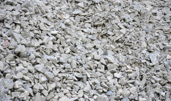 Lot Small Gray Stones — Stock Photo, Image