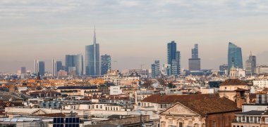 Milan skyline clipart