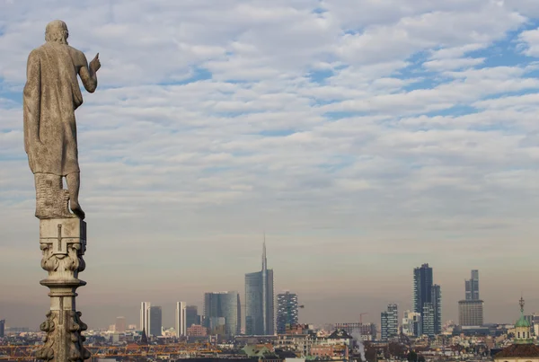 Skyline milano — Fotografia de Stock