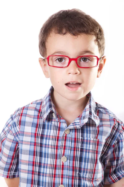 Enfant avec lunettes — Photo