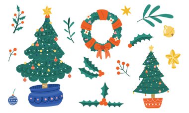 Noel Ağacı ve Yaprak Dekorasyonu