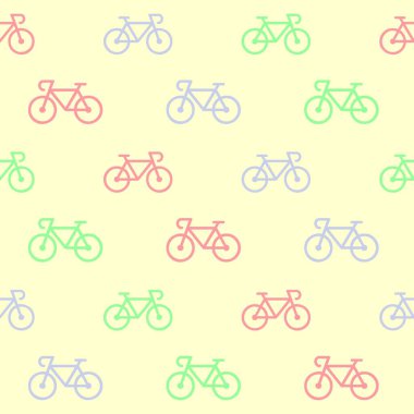 Bisiklet simgesi izole edildi, Beyaz zeminli siyah simge