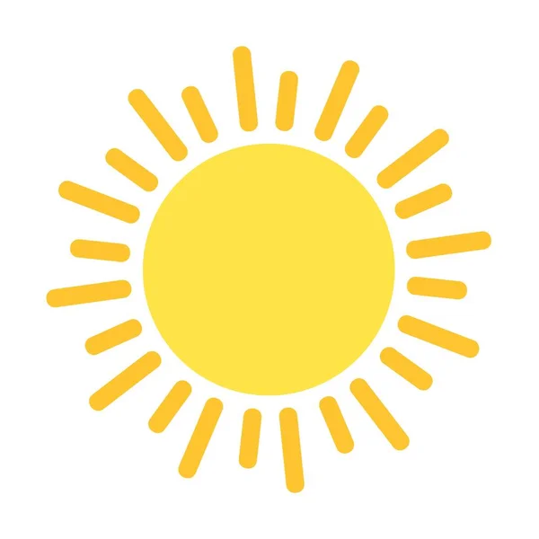 Sun Icon Simple Image — Stockfoto