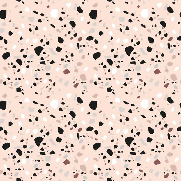 Terrazzo Tile Floor Retro Mosaic — Stock Photo, Image