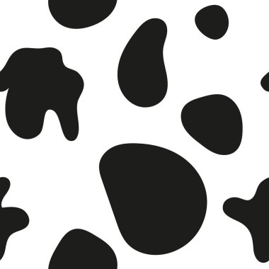 The pattern with cow spots clipart