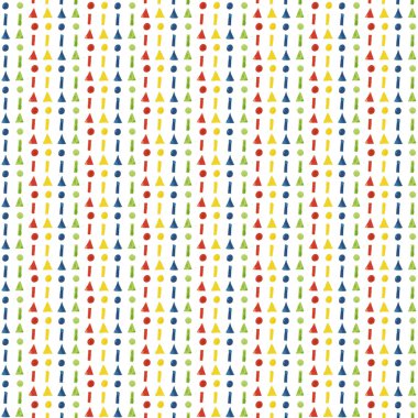 Suluboya figürleri paterni