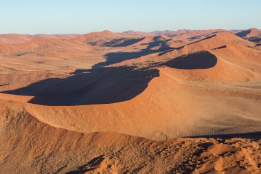 Balon Namibya yataydan kum tepeleri