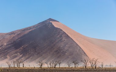 Sossusvlei Dunes manzara Namibya