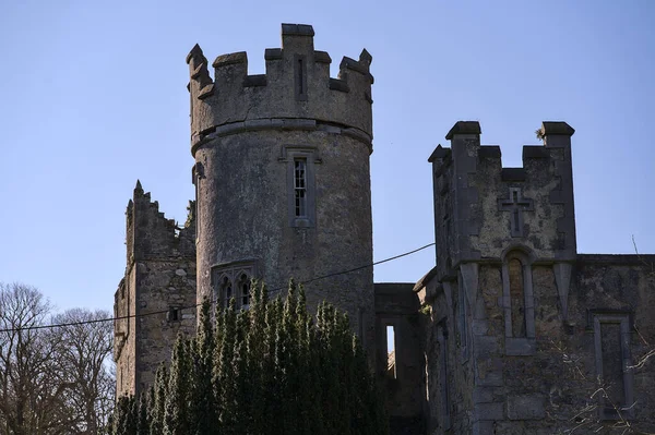 Dublin Ireland April 2021 Beautiful Closeup View Howth Castle Which — Stock Photo, Image