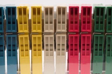 Mühürlü clothespin paketi