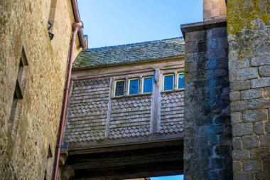 Mont Saint-Michel, Manche, Normandiya, Fransa.