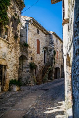 Aiguze, Fransa 'nın Occitanie bölgesinde Gard' daki ortaçağ köyü..