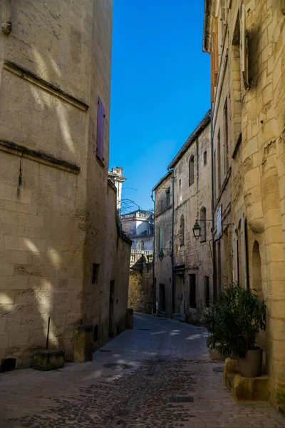 Uzs Duchy Occitanie Bölgesindeki Tarihi Gard Şehri — Stok fotoğraf