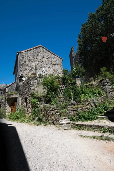 Couvertoirade Güzel Ortaçağ Köyü Aveyron Tünemişti — Stok fotoğraf