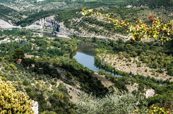 Argentire Dorf Ardche Frankreich — Stockfoto