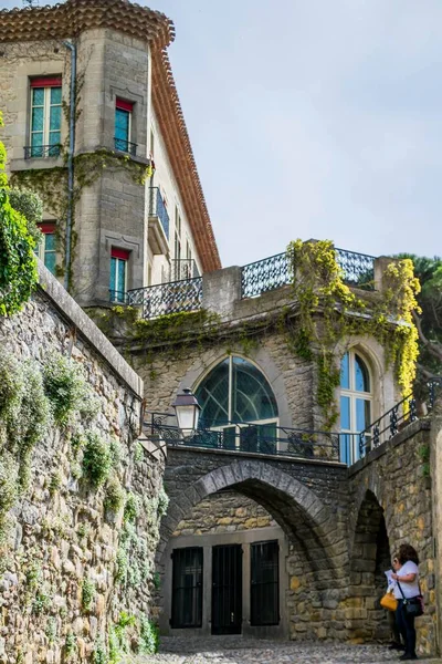 Carcassonne Medieval Fortified Town Occitanie Region France — Stock Photo, Image