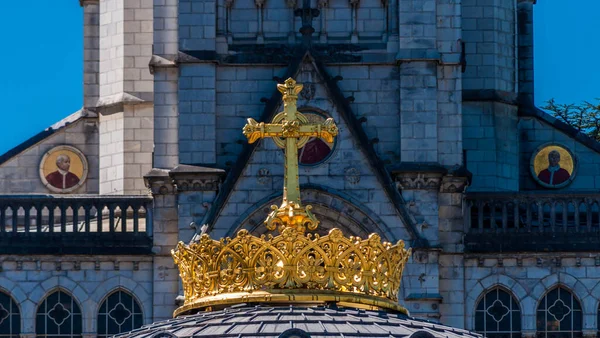 Lourdes Place Pilgrimage Hautes Pyrnes Occitanie Region France — Stock Photo, Image