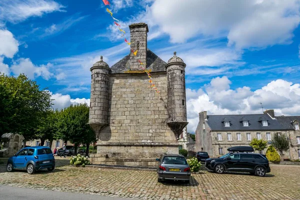 Guerlesquin Bretagne Finistre Karakter Városa — Stock Fotó