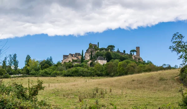 Turenne Pueblo Medieval Una Comuna Francesa Corrze Nouvelle Aquitania —  Fotos de Stock