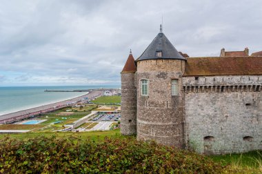 Dieppe, kalesi, Normandiya, Fransa.